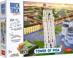 Set di costruzione in mattoni BRICK TRICK Travel – Torre Pendente di Pisa (260 pezzi)