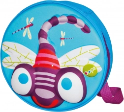 Zainetto rotondo per bambini con motivo di libellula 36 cm