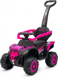 Draisina elettrica per bambini con asta di guida rosa BABY MIX Ruggy