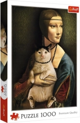 Puzzle 1000 pezzi Signora con gatto