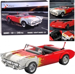 Set di costruzione cabrio sportivo hot rod – 249 pezzi