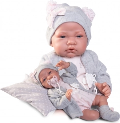 Antonio Juan - bambola neonato realistica con corpo in tessuto morbido 42 cm