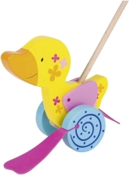 Anatroccolo di legno su bastone Goki