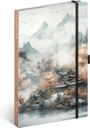 Taccuino a righe Notique Giappone 13 × 21 cm