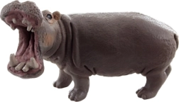 Figuretta di ippopotamo in plastica