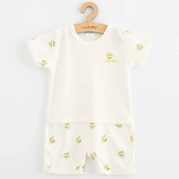 Pagliaccetto estivo per neonato in cotone biologico NEW BABY Olive