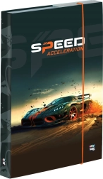 Scatola per quaderni A5 con motivo auto