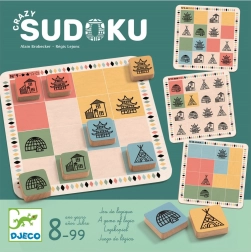 Djeco sudoku pazzo – gioco logico in legno