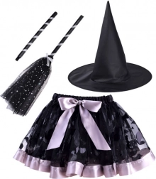 costume da strega per bambini con scopa – Strega