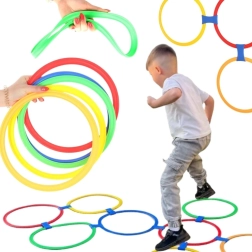Set di cerchi per gioco della campana Woopie - 10 pezzi