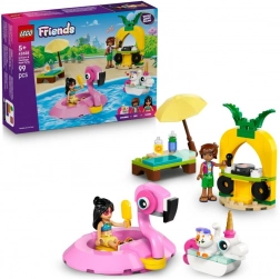 lego friends: festa in piscina con unicorno e fenicottero