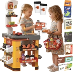 Supermercato interattivo Woopie per bambini con cassa e accessori