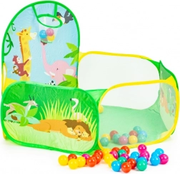 Tenda per bambini con palline e canestro IPLAY