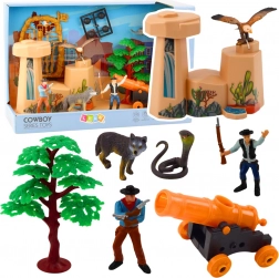 Set cowboy western con figurine
