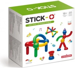 Costruzioni magnetiche Stick-O Basic 30 pezzi