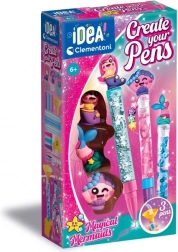 Set creativo per la creazione di penne Sirene – CLEMENTONI IDEA