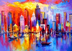 Enjoy puzzle Sera di New York 1000 pezzi