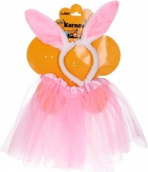 Set da carnevale coniglietto rosa