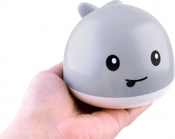 Balena da bagno con fontana e luce cangiante – Fontana