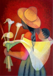 bluebird puzzle la venditrice di calle 1000 pezzi