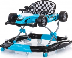 Girello interattivo 4 in 1 Car Racer Blue