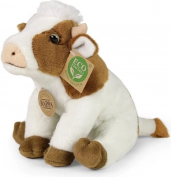 mucca di peluche 18 cm eco friendly