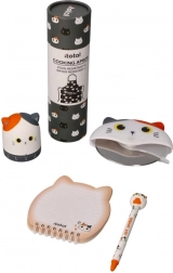 tagliapizza a forma di gatto in acciaio inox