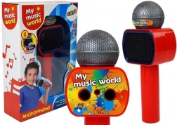 Microfono karaoke wireless per bambini Bluetooth rosso