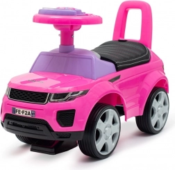 Bici senza pedali per bambini Baby Mix Prime SUV rosa con sedile in similpelle