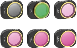 Set di 6 filtri per obiettivo Sunnylife MCUV, CPL, ND8/16/32/64 per DJI Mini 4 Pro