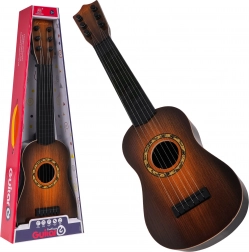 Chitarra classica per bambini 3+ con 6 corde metalliche – Marrone scuro