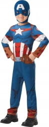 Costume per bambini Capitan America classico 7–8 anni