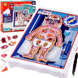 Gioco elettronico Dottore pazzo con pinzetta e organi