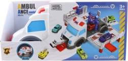Ambulanza pieghevole con base di soccorso e macchinine