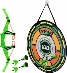 Arco con bersaglio e frecce per bambini