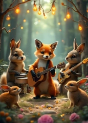 Puzzle Concerto nel bosco 300 pezzi BLUEBIRD