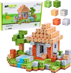 Blocchi da costruzione magnetici 3D, mondo, 312 pezzi