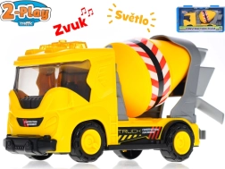 2-Play Traffic betoniera giocattolo con luci e suoni 22 cm