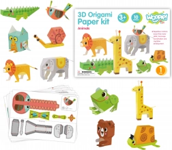 Woopie ART&FUN set origami 3D creativo – crea 10 animaletti