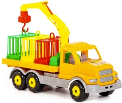 Camion con gru ribaltabile e trasporto di animali 47 cm