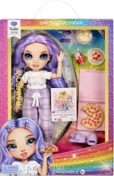 Rainbow High Junior High – pigiama party Violet Purple fashion bambola