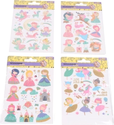 Tatuaggi temporanei per bambini 10,5 × 15 cm – motivi per bambine