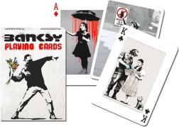 Carte da gioco con motivi di Banksy di Piatnik