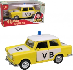 Auto Trabant Polizia Metallico 12 cm