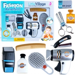 Set parrucchiere per bambini Elegant BARBER + accessori