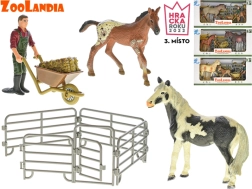 Figure Zoolandia cavallo con puledro e accessori - 1 pezzo