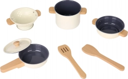 Set di pentole metalliche per bambini