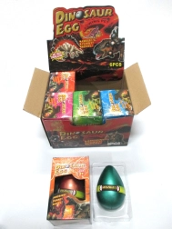 Uovo con dinosauro che cresce