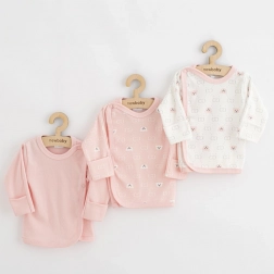 camicina per neonati New Baby Classic II bambina, 3 pz, rosa, taglia 62 (3–6 mesi)