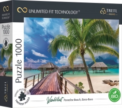 Puzzle TREFL UFT Wanderlust: spiaggia paradisiaca a Bora Bora, 1000 pezzi